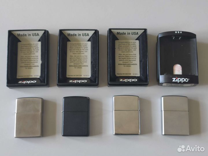 Зажигалки Zippo оригинальные «на карман» по 1300р