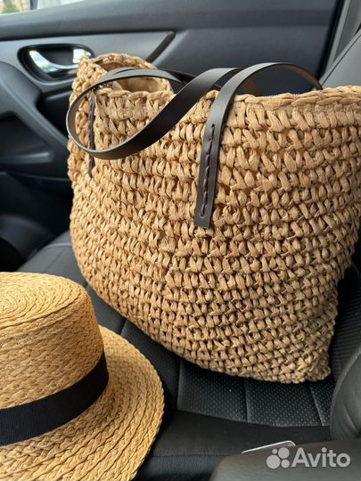 Сумка женская соломенная пляжная