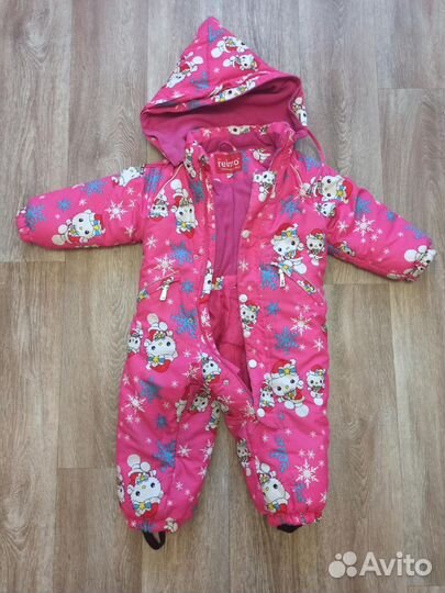 Зимний комбинезон для девочки 86