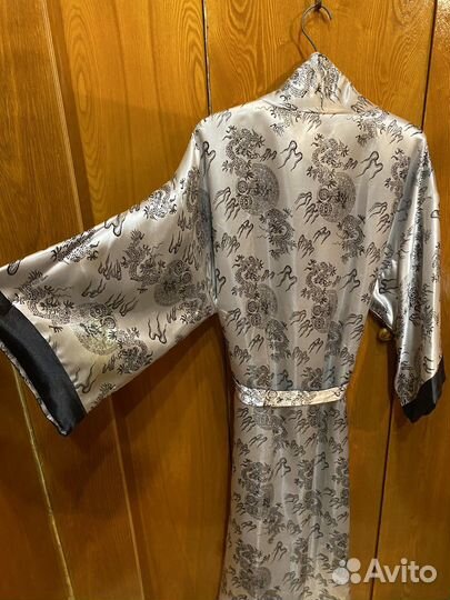 Халат мужской шелковый