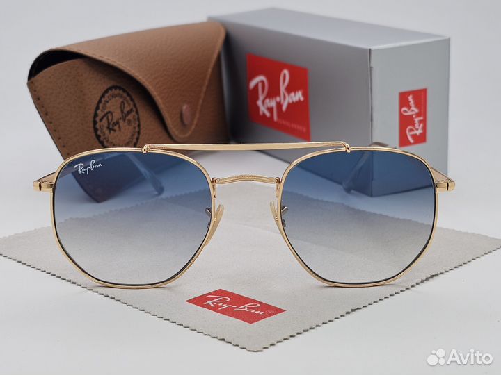 Очки Ray Ban Marshal 3648 Голубой Градиент Стекло