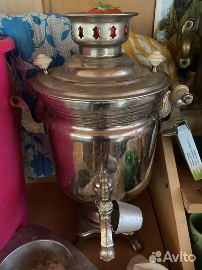 Самовар дровяной угольный