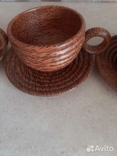 Чайный сервиз деревянный