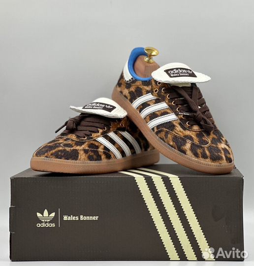 Кроссовки Adidas wales bonner leopard