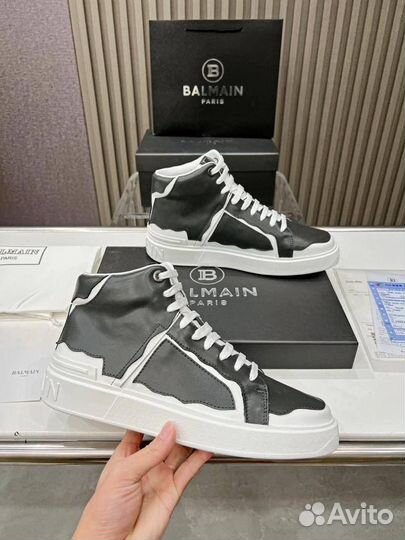 Кеды высокие Balmain мужские (39-45)