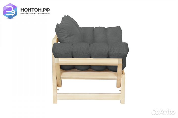 Диван кушетка Амбер-2 темно-серый