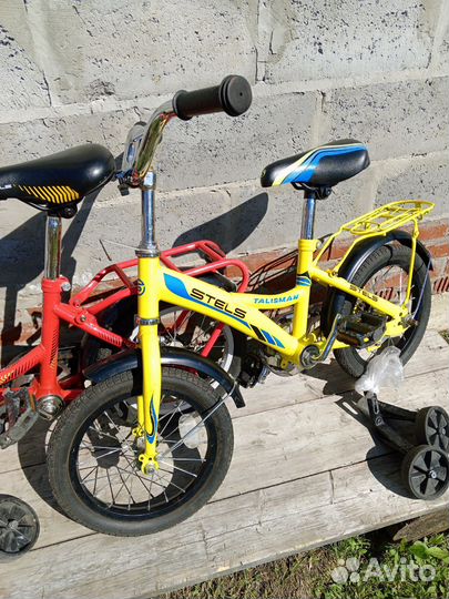 Велосипед с боковыми колесами на 3-5лет