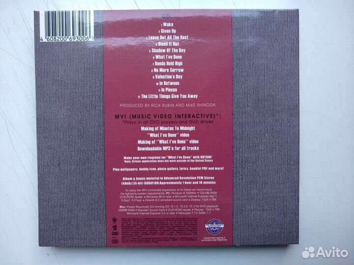 CD Linkin park minutes to midnight