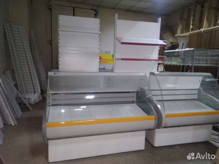 Витрины лари стеллажи шкафы холодильные