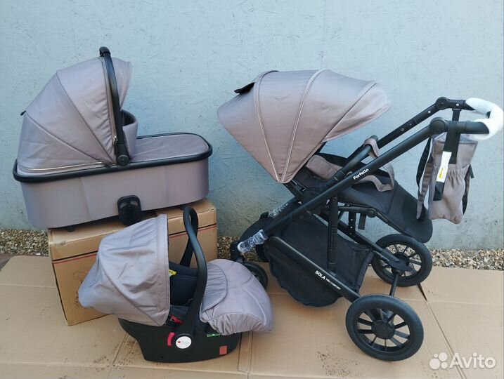 Коляска 3 в 1 Sola Trio / полный комплект