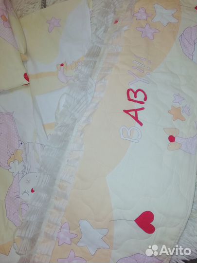 Детское постельное белье от 0 +одеяло и подушка