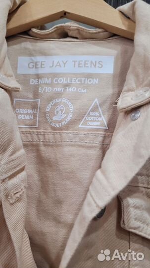 Джинсовая куртка gloria jeans 140 8-10 лет