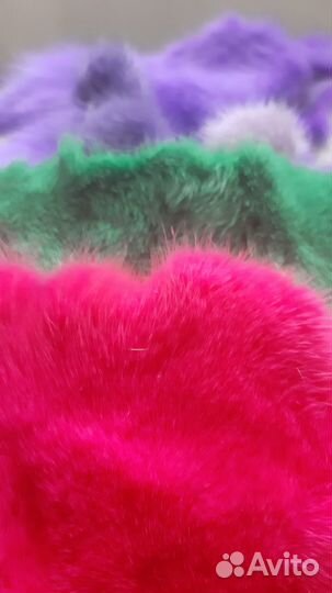 Куски норкового меха