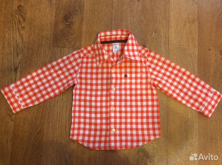 80 Carter’s стильные рубашка и брюки