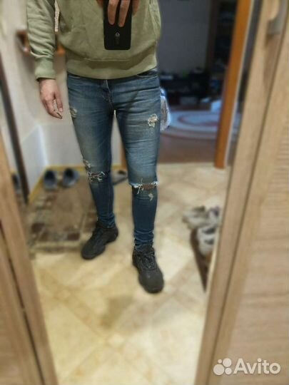 Джинсы pull and bear super skinny