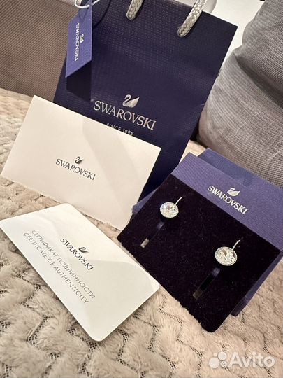 Swarovski серьги bella