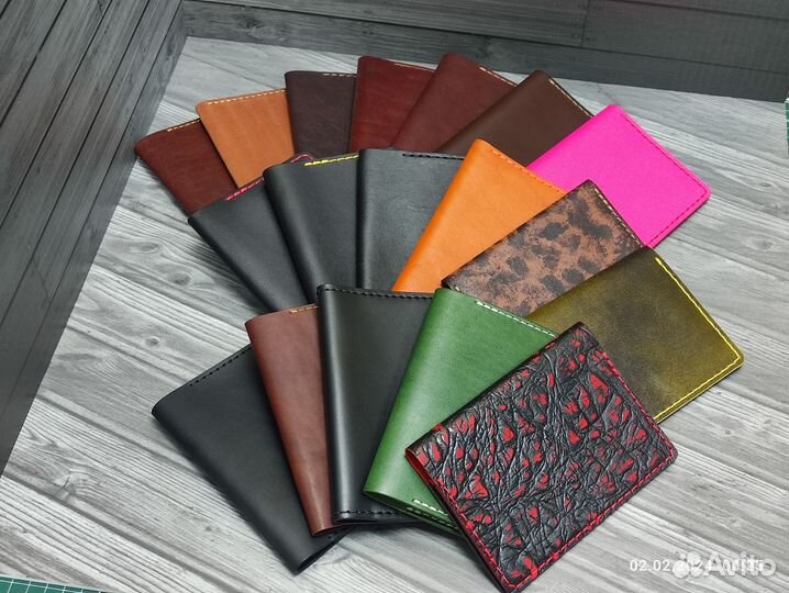 Обложка на паспорт из натуральной кожи