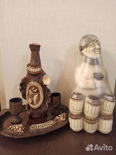 Чашечки для кофе (Япония), конфетница, штофы