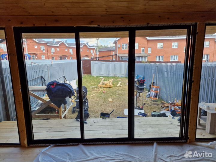 Рехау пластиковые окна для террасы, монтаж