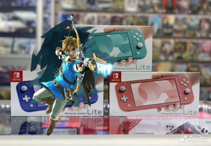 Nintendo Switch Lite и Oled. Zelda Tears of the K