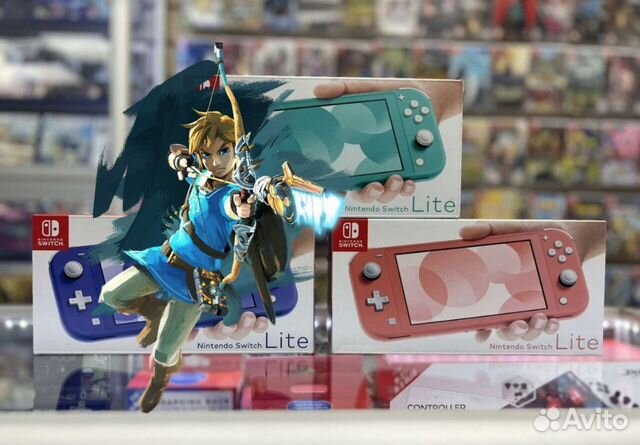 Nintendo Switch Lite и Oled. Zelda Tears of the K