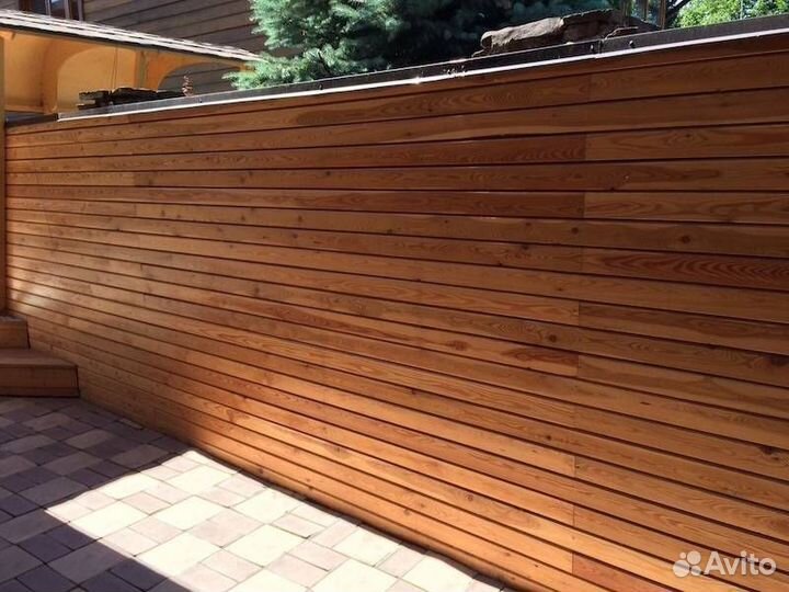 Планкен для забора лиственница
