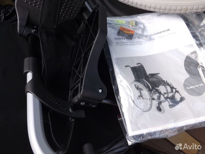Коляска для инвалидов до 125 кг. новая