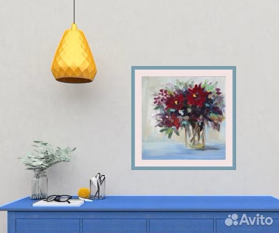 Букет летних полевых цветов. Картина Маслом 20\20