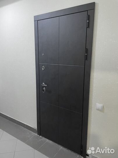 Дверь входная с зеркалом Смоки