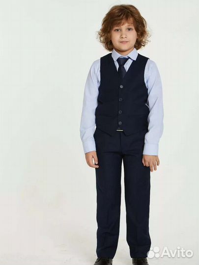 Костюм двойка (жилет+ брюки) 122,146