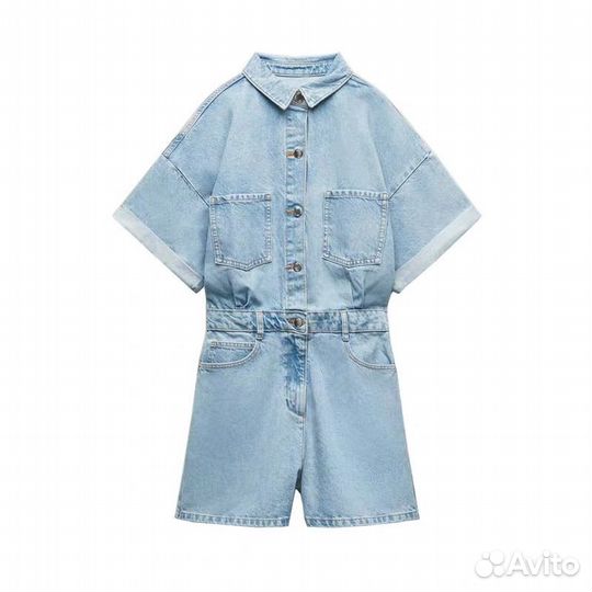 Комбинезон джинсовый женский zara