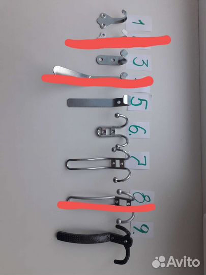 Крючки мебельные.Новые. Ассортимент
