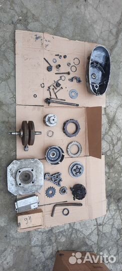 Двигатель 3М-01 на 175 кубов на запчасти