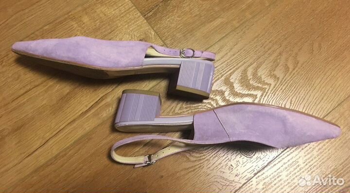 Босоножки сиреневые Respect