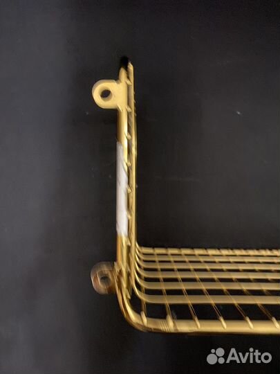 Книжная полка IKEA, 58 на 20 см, золото