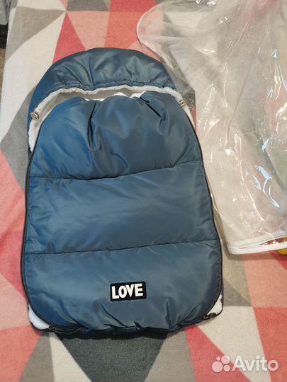 Зимний конверт в коляску