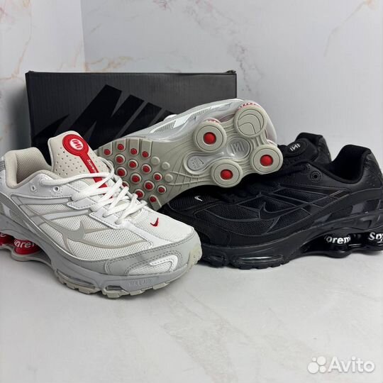 Кроссовки supreme x nike shox ride 2