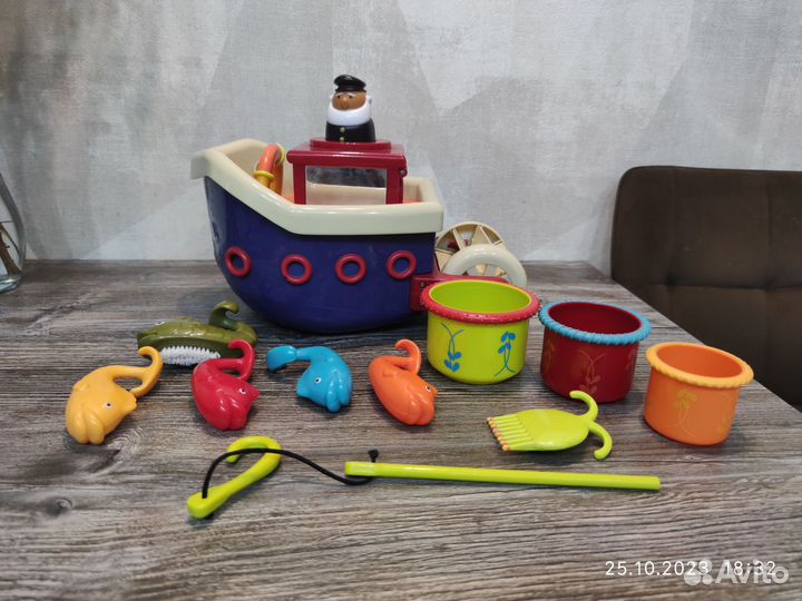 Корабль для ванной B.battat игрушка
