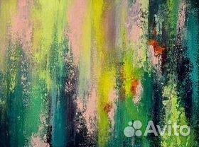 Интерьерная картина абстракция онлайн примерка