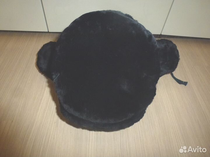 Шапка ушанка натуральная цигейка р52 сост.новой
