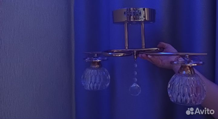 Люстра потолочная светодиодная бу