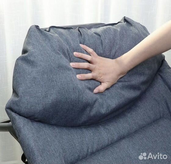 Раскладушка туристическая с матрасом