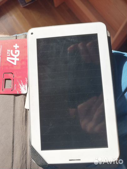 Планшет samsung galaxy tab, с чехлом