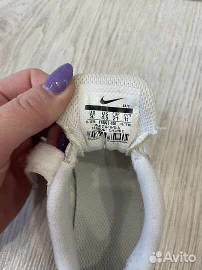 Кеды nike детские