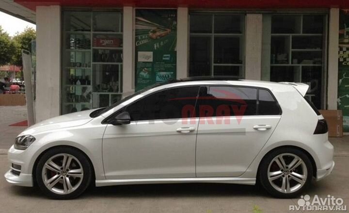 Юбка Oettinger на передний бампер для VW Golf 7