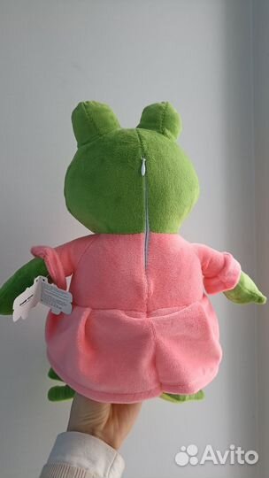Игрушка лягушка в платье 35 см
