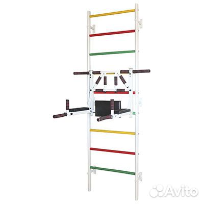 Турник 3в1 Мультихват на шс, белый