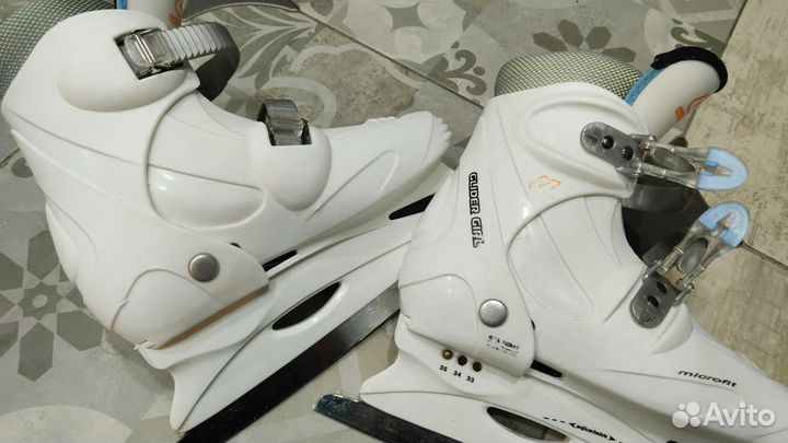 Детские фигурные коньки раздвижные