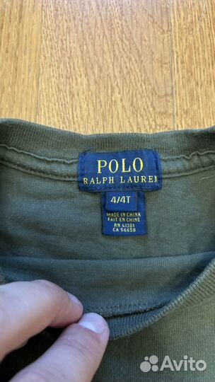 Лонгслив polo ralph lauren (оригинал) 104 см