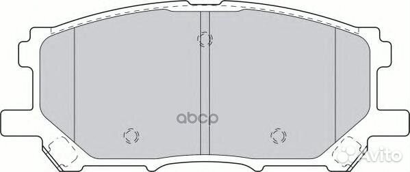 Колодки торм. пер. FDB1715 Ferodo